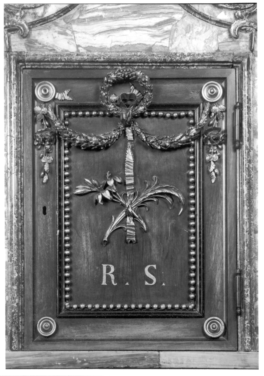 anta di armadio, serie - ambito piemontese (prima metà sec. XIX)