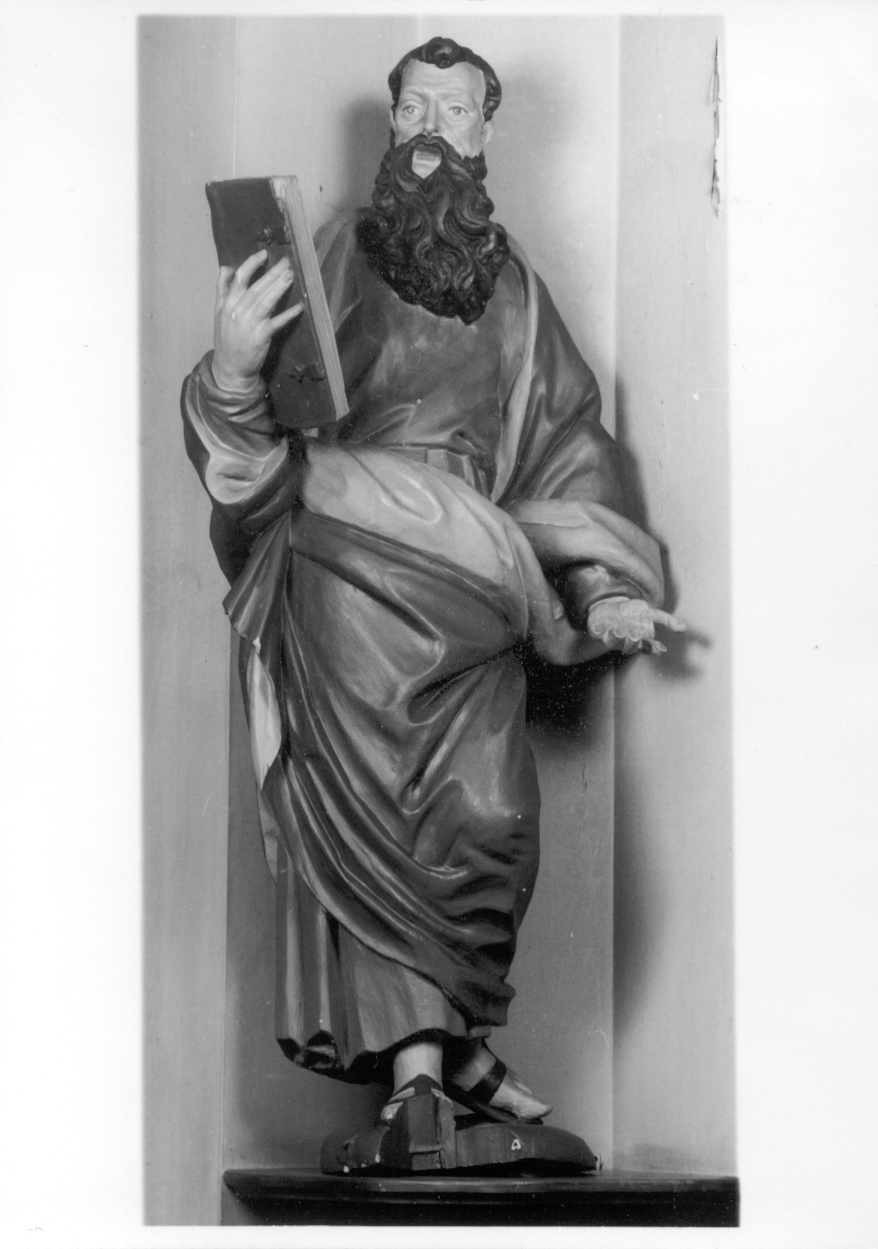 San Paolo Apostolo (statua, opera isolata) - ambito della Valsesia (seconda metà sec. XVII)