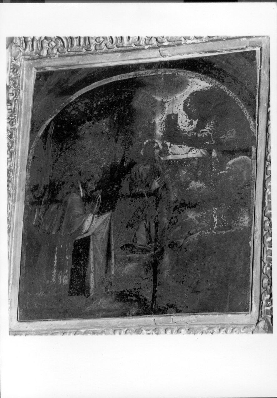 San Carlo e il Cristo orante nell'orto degli ulivi (dipinto) di Martinolio Cristoforo detto Rocca (seconda metà sec. XVII)