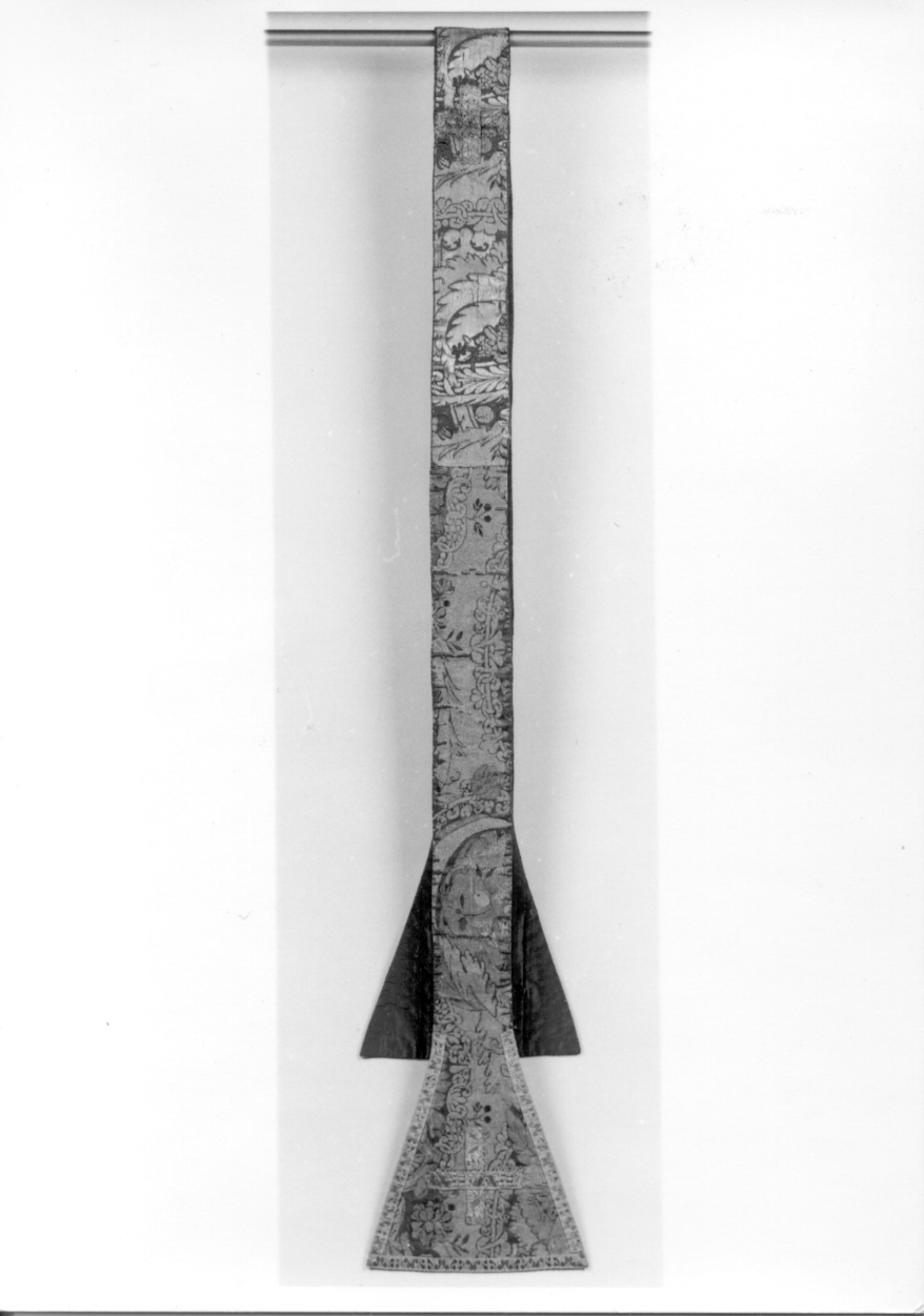 stola, elemento d'insieme - manifattura italiana (primo quarto sec. XVIII)