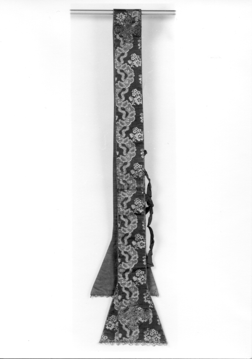 stola, serie - manifattura italiana (terzo quarto sec. XVIII)