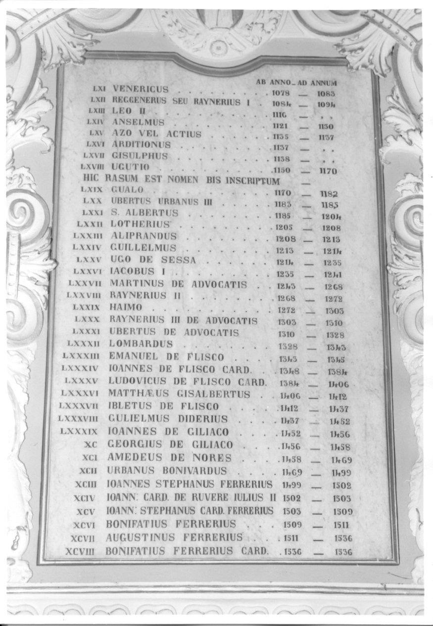 lapide documentaria, opera isolata - ambito piemontese (ultimo quarto sec. XIX)