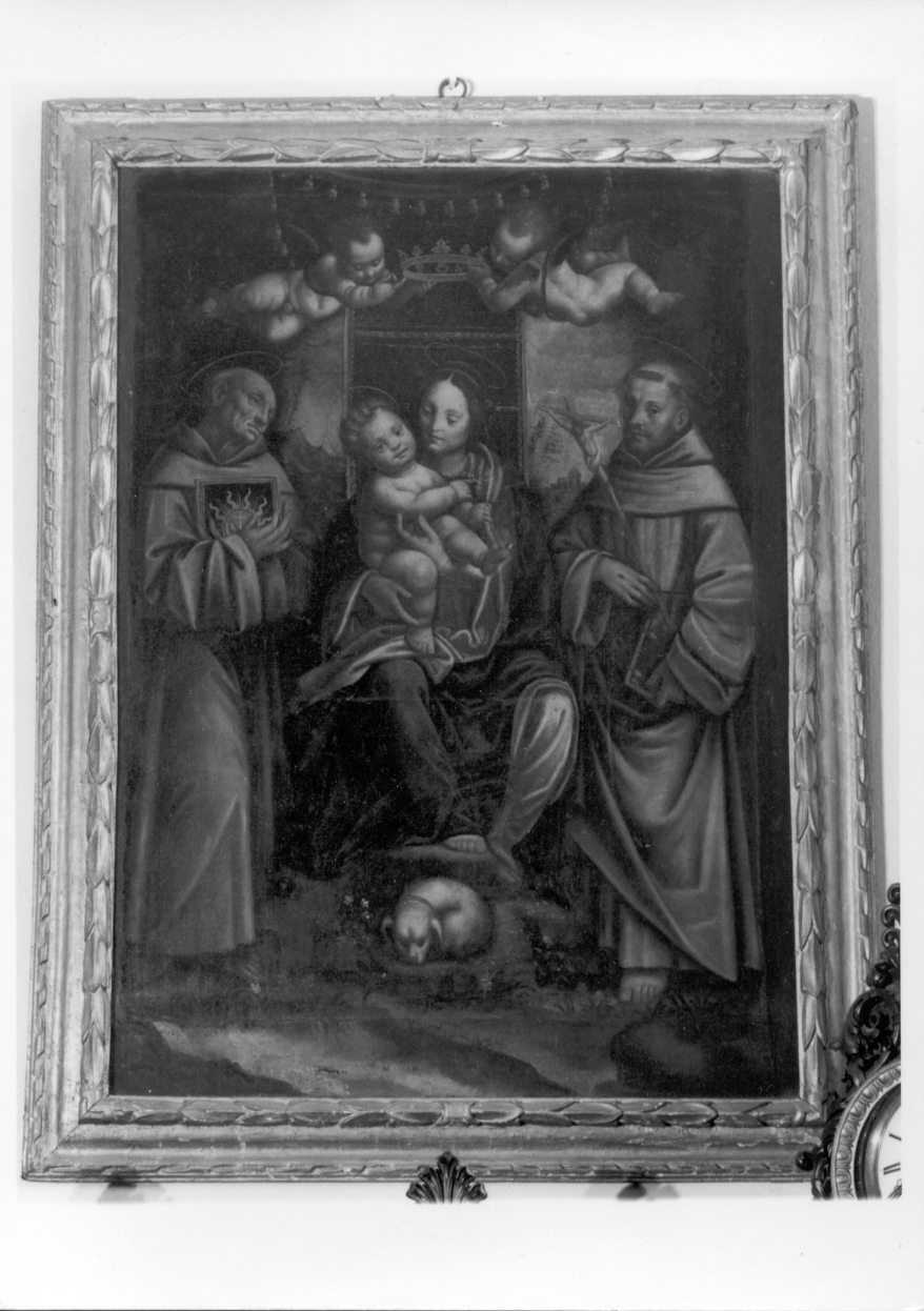 Madonna in trono e Santi (dipinto, opera isolata) - ambito vercellese (seconda metà sec. XVI)