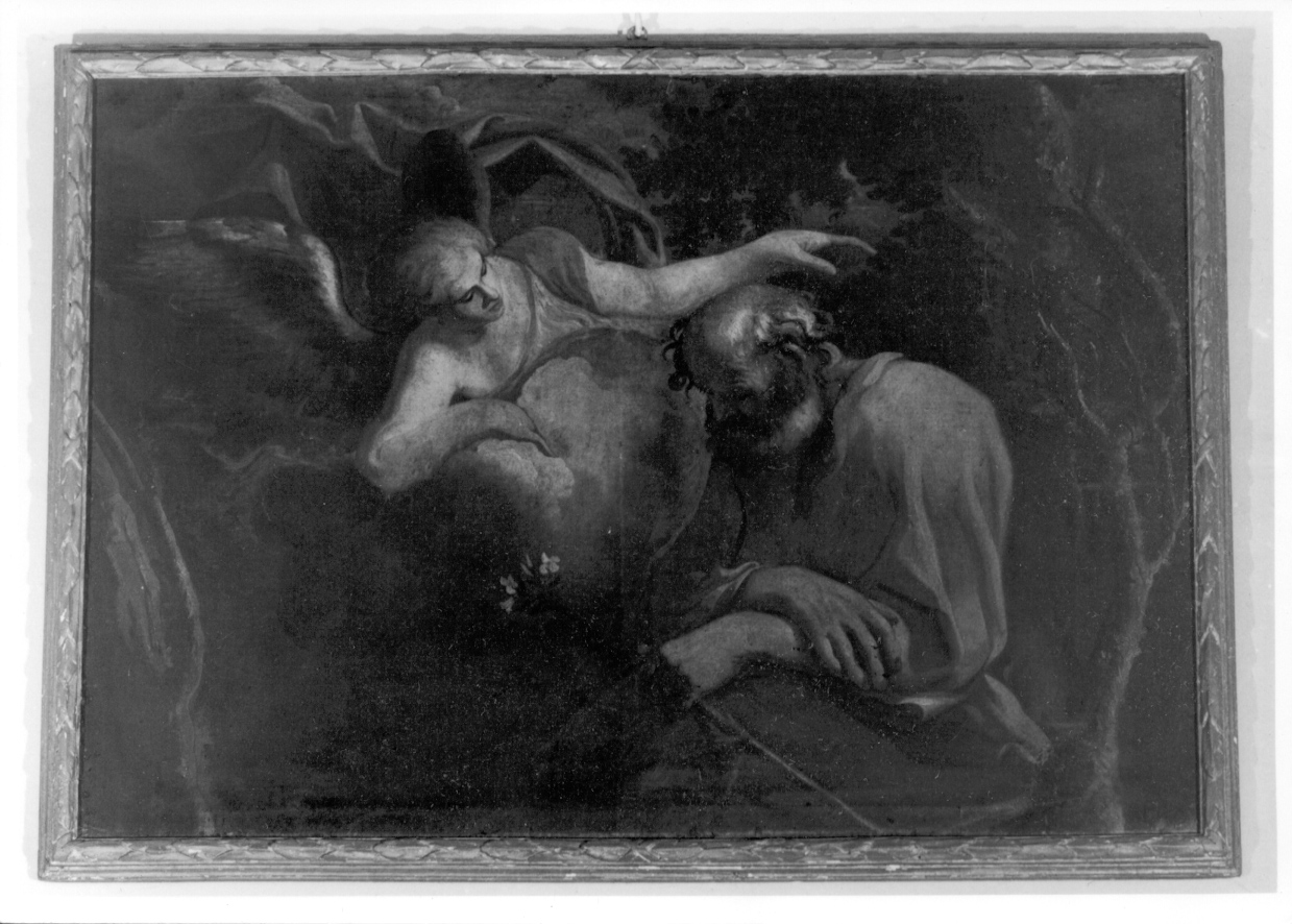 sogno di San Giuseppe (dipinto, opera isolata) - ambito veneto (fine/inizio secc. XVII/ XVIII)