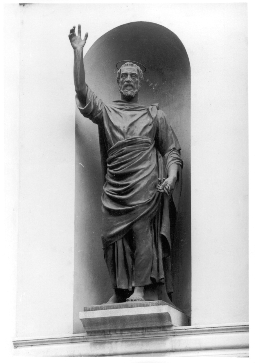 San Pietro Apostolo (statua, opera isolata) di Conti Carlo (secondo quarto sec. XX)