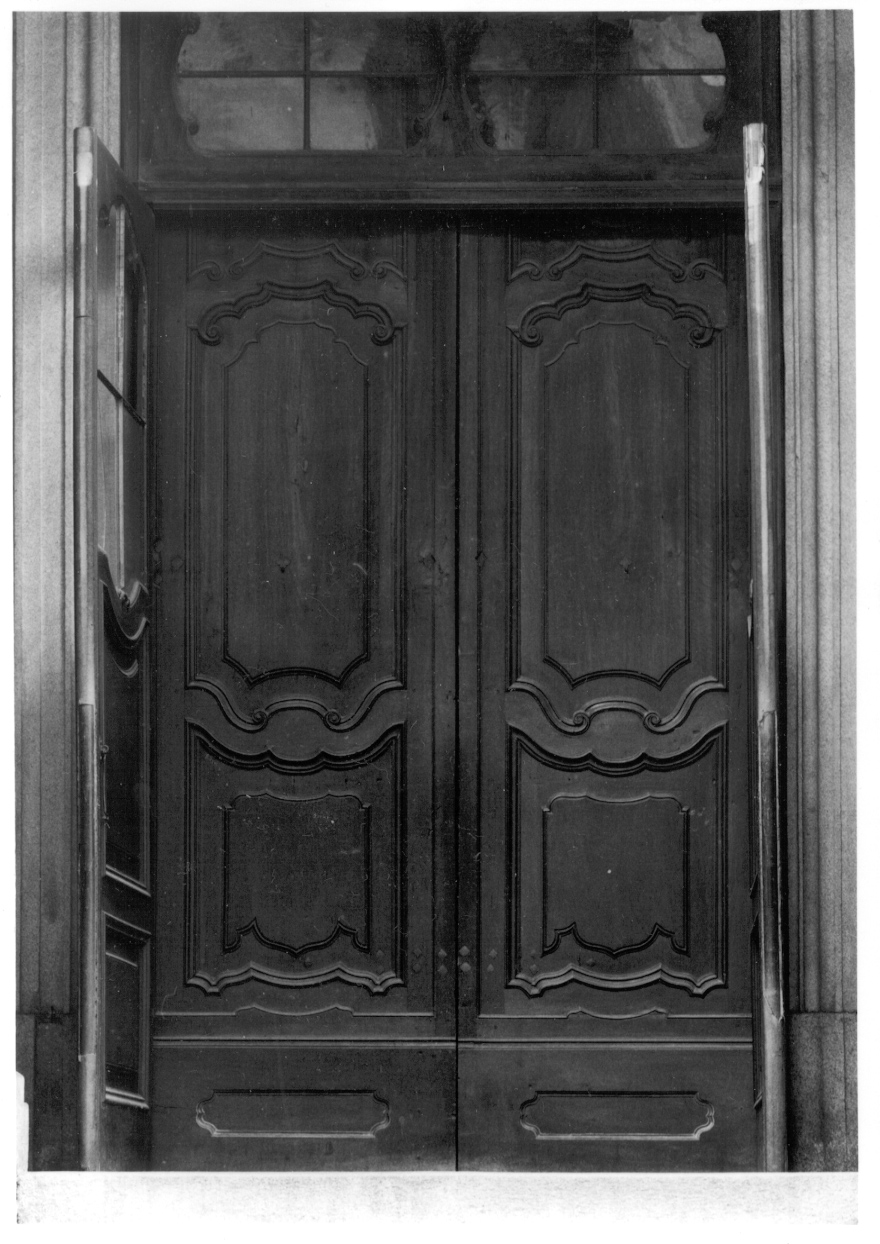 portone - a due battenti, opera isolata di Zenone Paolo, Durio Giuseppe, Moretti Giovanni (ultimo quarto sec. XVIII)