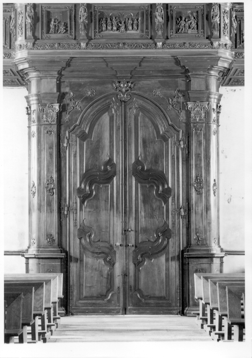 bussola d'ingresso, opera isolata di Zenone Paolo, Ottone Giovanni Battista, Gianoli Giuseppe, Rabetti Giovanni Antonio (ultimo quarto sec. XVIII)