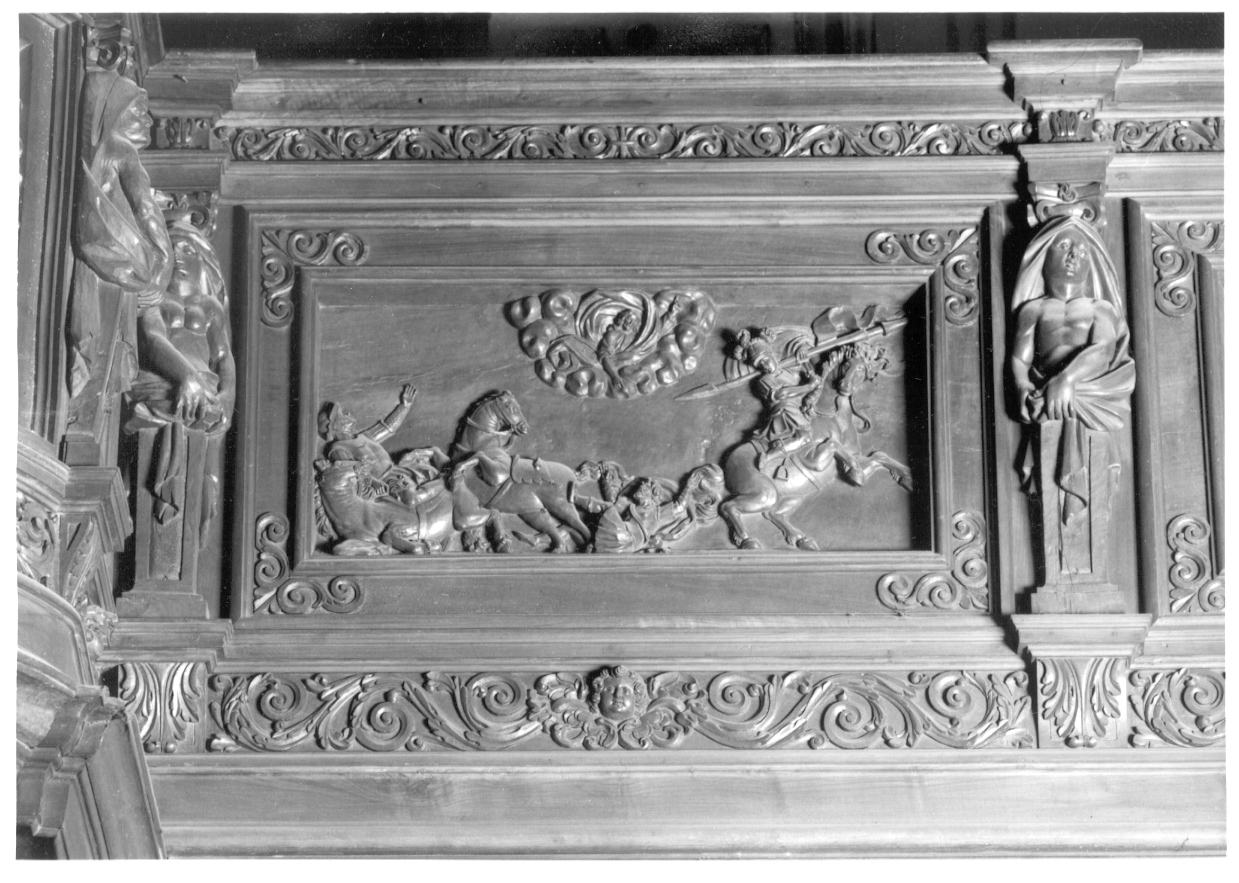 conversione di San Paolo (pannello, elemento d'insieme) - ambito della Valsesia (ultimo quarto sec. XIX)