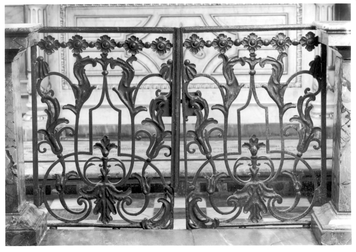 cancellata di balaustrata, opera isolata - ambito della Valsesia (seconda metà sec. XVIII)