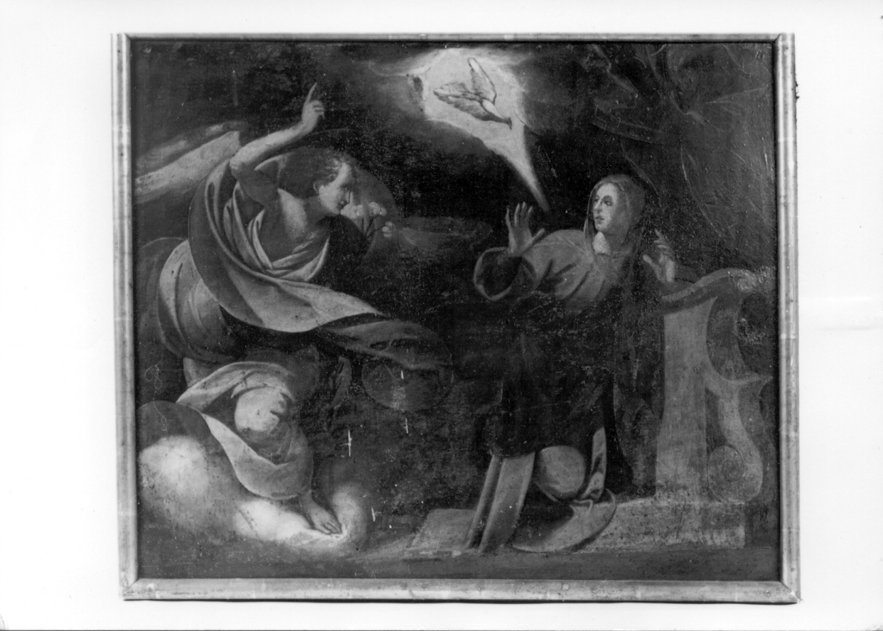 Annunciazione (dipinto) di Martinolio Cristoforo detto Rocca (terzo quarto sec. XVII)