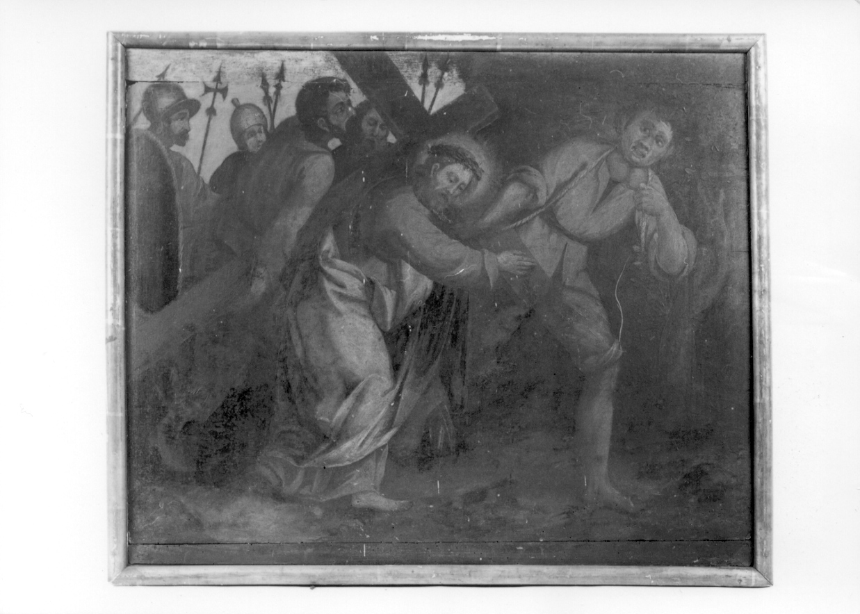 trasporto del sacro legno (dipinto) di Martinolio Cristoforo detto Rocca (terzo quarto sec. XVII)