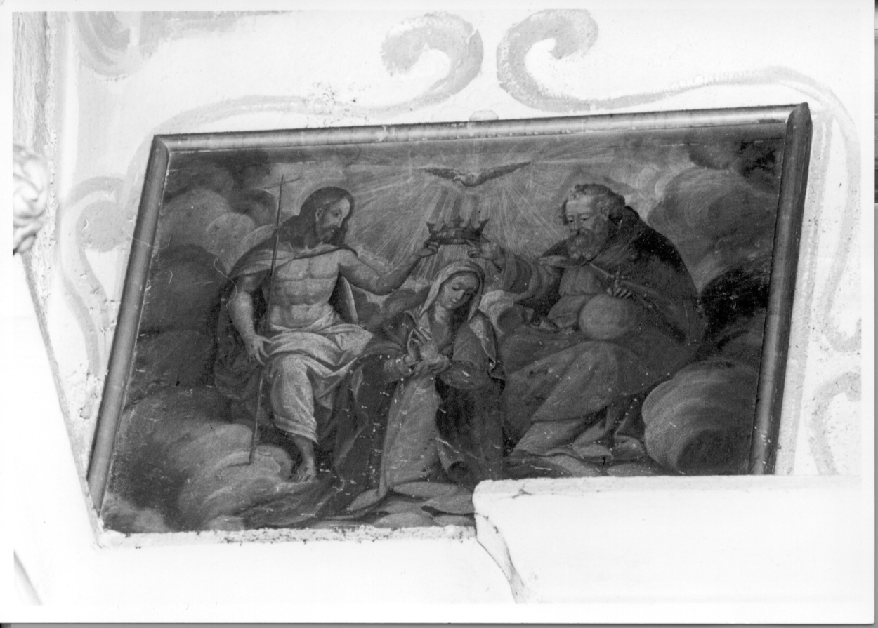 incoronazione di Maria Vergine (dipinto) di Martinolio Cristoforo detto Rocca (terzo quarto sec. XVII)