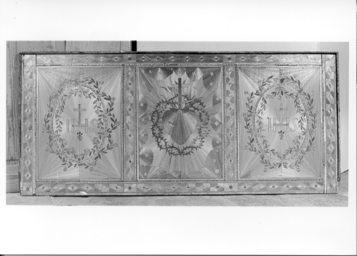 paliotto, opera isolata di Richiome Pietro Giovanni (primo quarto sec. XIX)