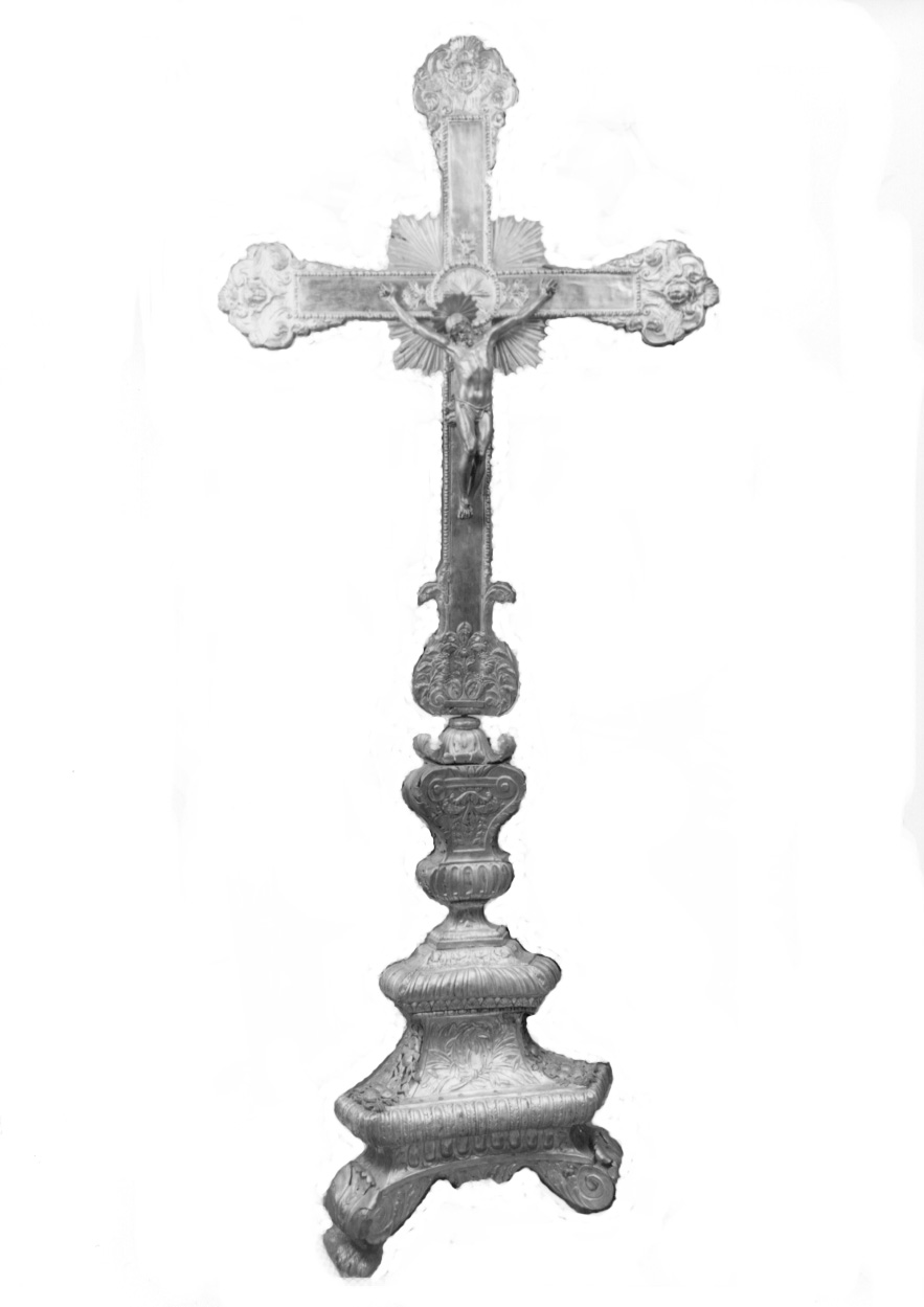 Cristo crocifisso (croce, opera isolata) - ambito piemontese (fine sec. XVIII)