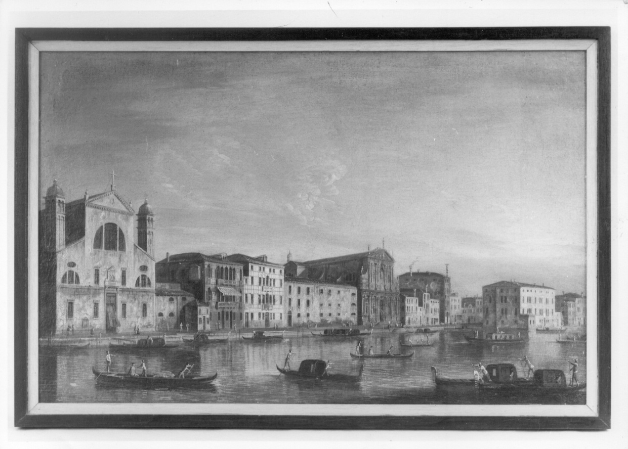 veduta della chiesa degli Scalzi a Venezia (dipinto, opera isolata) di Marieschi Michele (attribuito) (secondo quarto sec. XVIII)