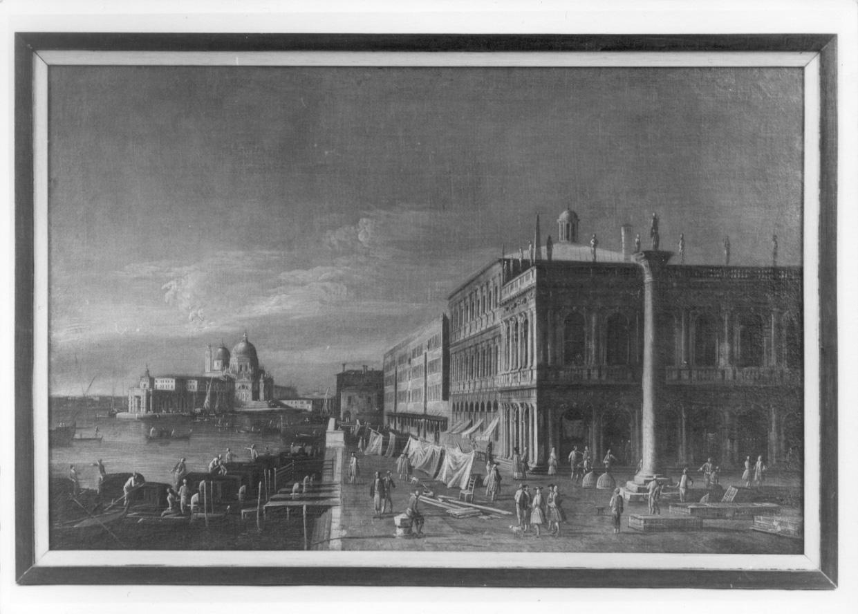 veduta della piazzetta di San Marco a Venezia (dipinto, opera isolata) di Marieschi Michele (attribuito) (secondo quarto sec. XVIII)