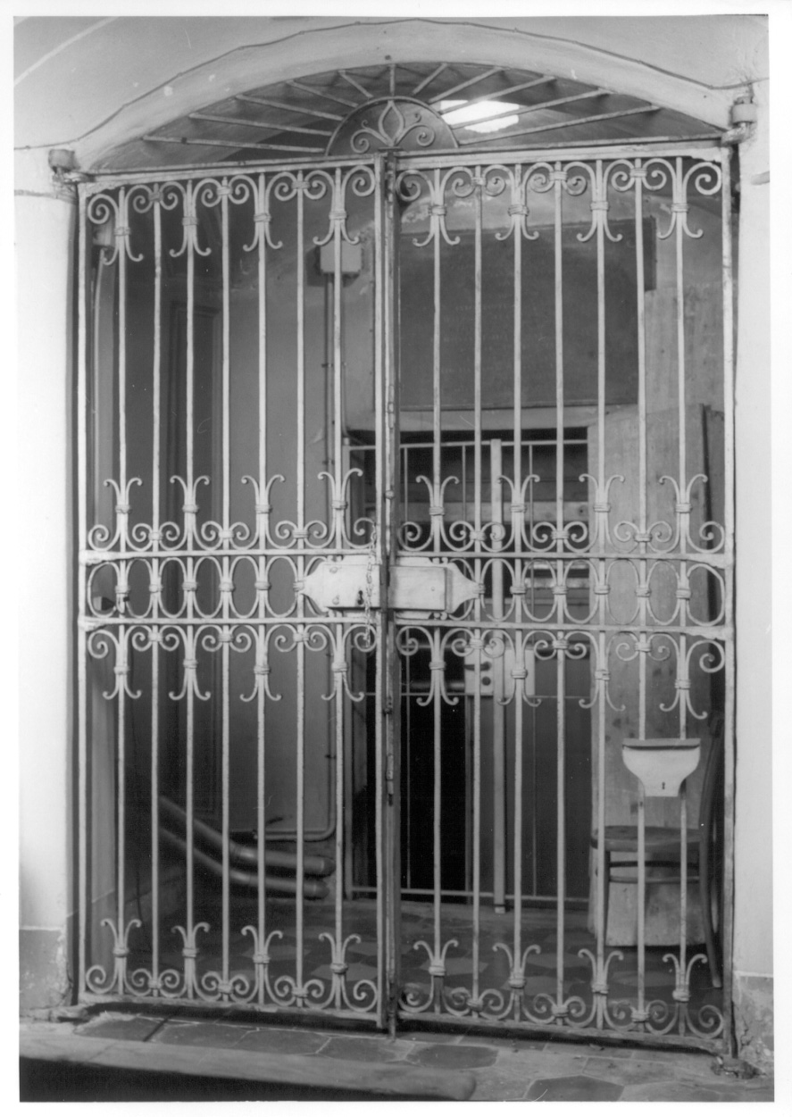 cancello, opera isolata di Negri Pietro, Gianini Giovanni (primo quarto sec. XIX)