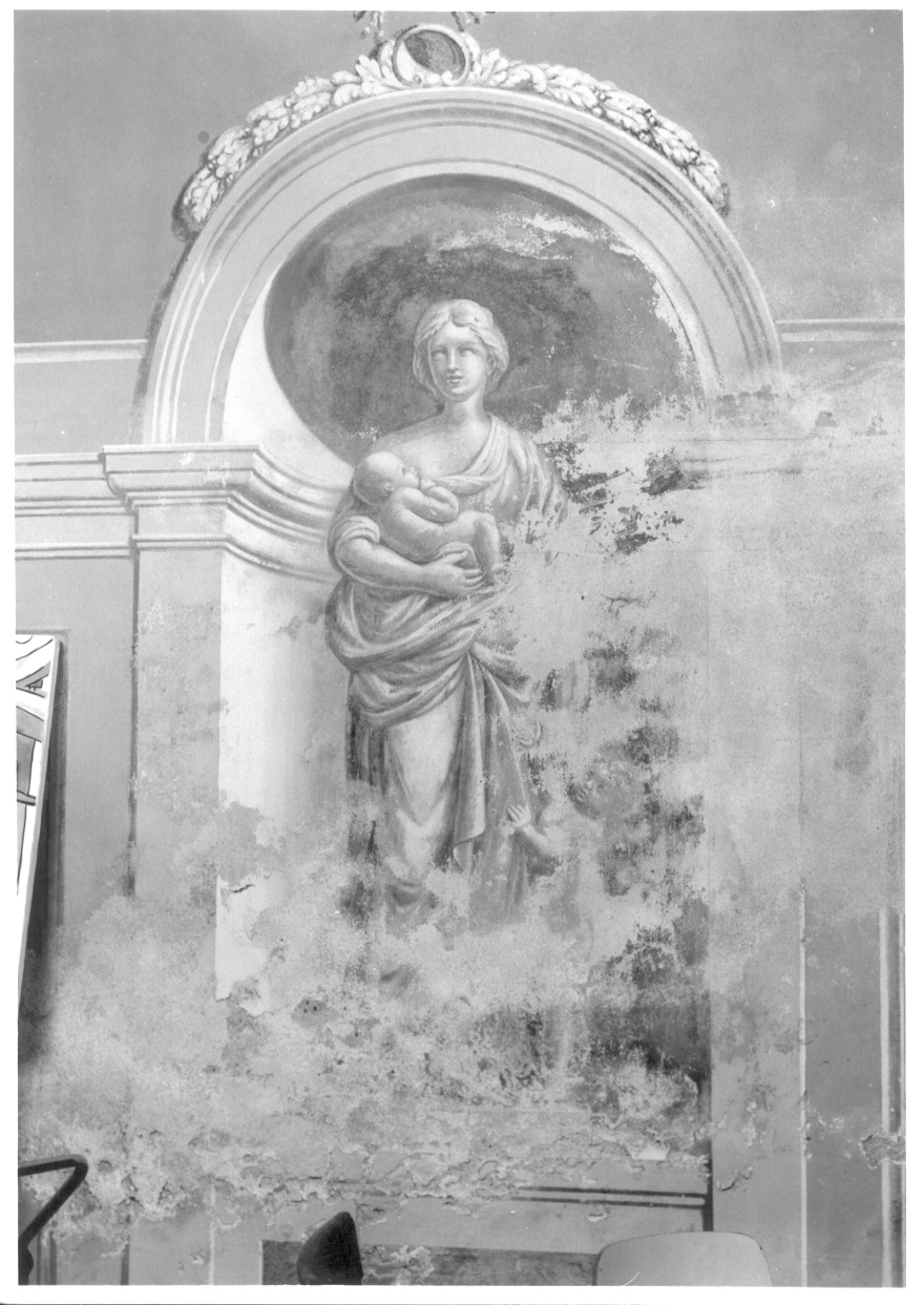 Carità (dipinto, elemento d'insieme) - ambito della Valsesia (primo quarto sec. XX)