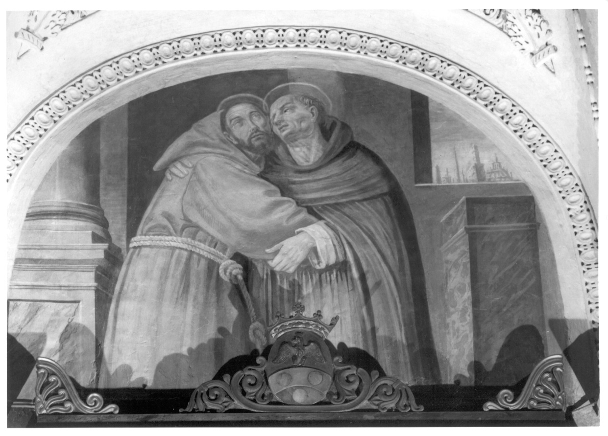 San Francesco d'Assisi e San Domenico (dipinto, elemento d'insieme) di D'Enrico Antonio di Giovanni detto Tanzio da Varallo, D'Enrico Melchiorre (secondo quarto sec. XVII)