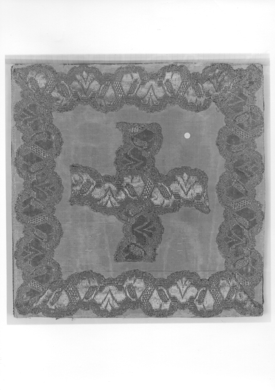 borsa del corporale, elemento d'insieme - manifattura italiana (seconda metà sec. XVIII)