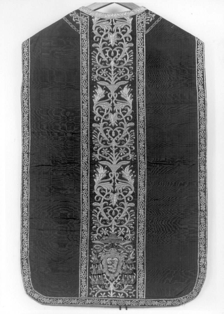 paramento liturgico, insieme - ambito piemontese, manifattura italiana (ultimo quarto sec. XVII)