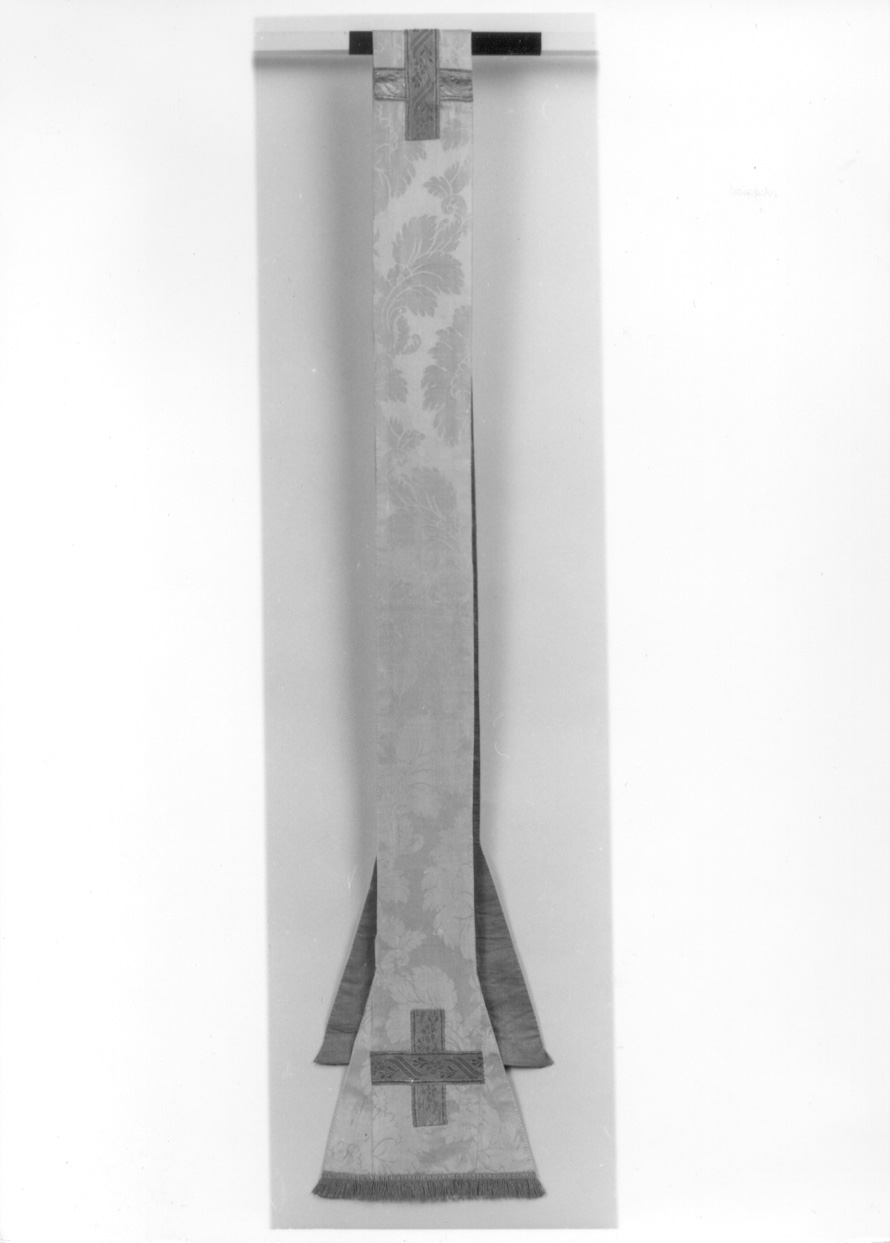 stola, elemento d'insieme - manifattura italiana (primo quarto sec. XX)