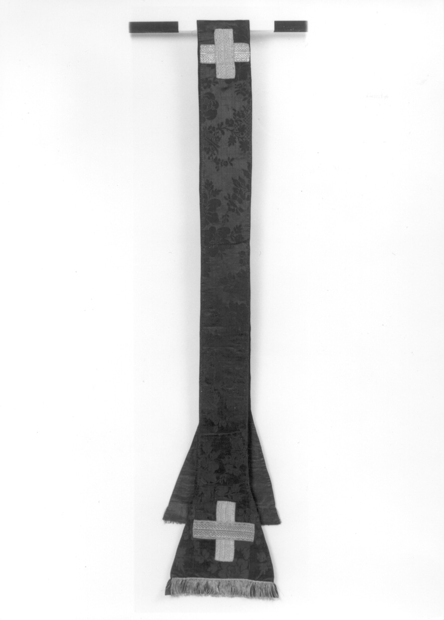 stola, elemento d'insieme - manifattura italiana (terzo quarto sec. XVIII)