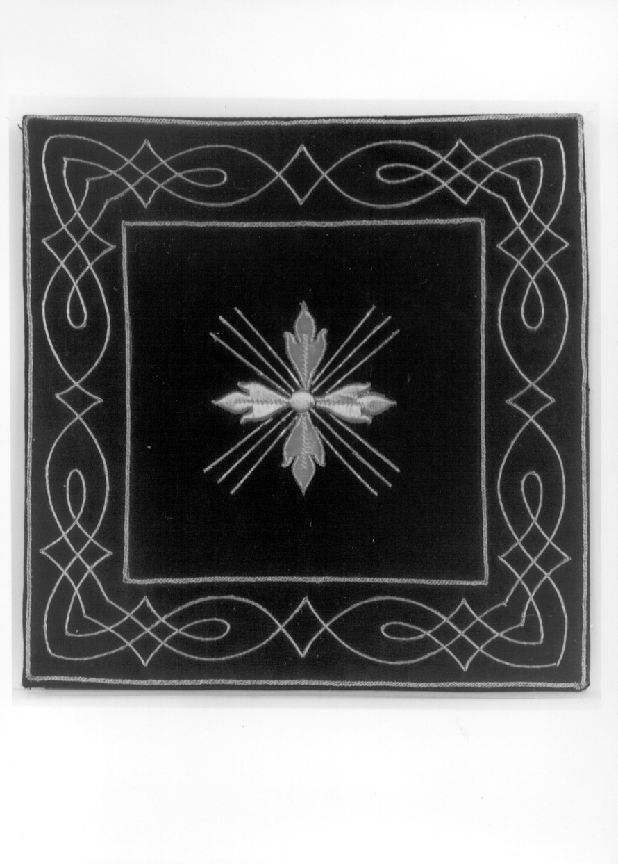 borsa del corporale, elemento d'insieme di Cardani Giuseppe Ditta (metà sec. XX)