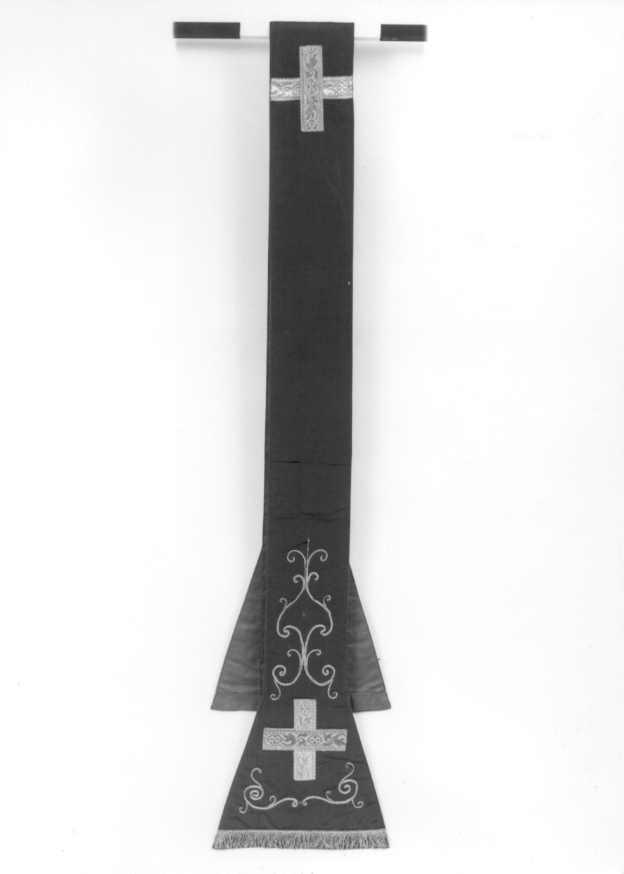 stola, elemento d'insieme - manifattura italiana (prima metà sec. XX)