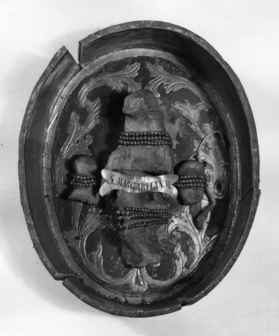 reliquiario a teca, opera isolata - bottega lombardo-piemontese (metà sec. XVIII)