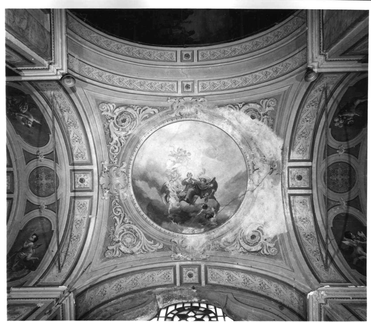 gloria di San Giuseppe (dipinto, opera isolata) di Gambini Luigi, Atzori Felice (secondo quarto sec. XX)