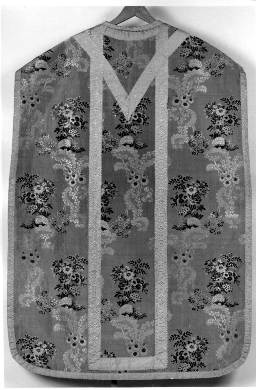 paramento liturgico, insieme - manifattura ligure (ultimo quarto sec. XVIII)