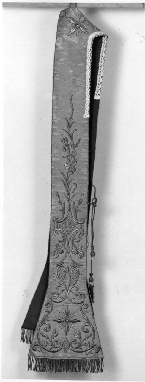 stola, opera isolata - manifattura ligure (prima metà sec. XIX)