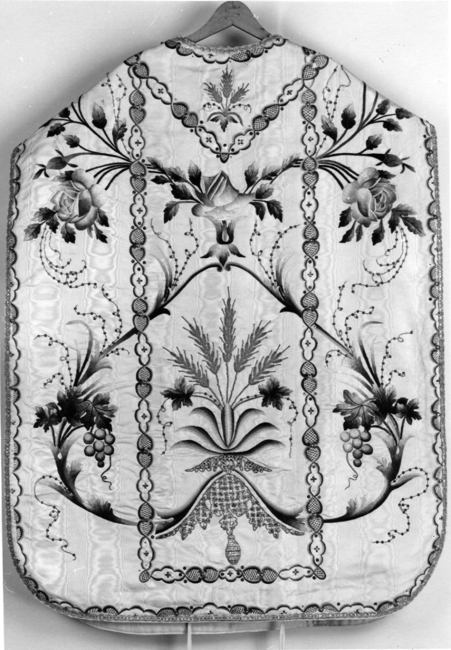 paramento liturgico, insieme - manifattura ligure (prima metà sec. XX)