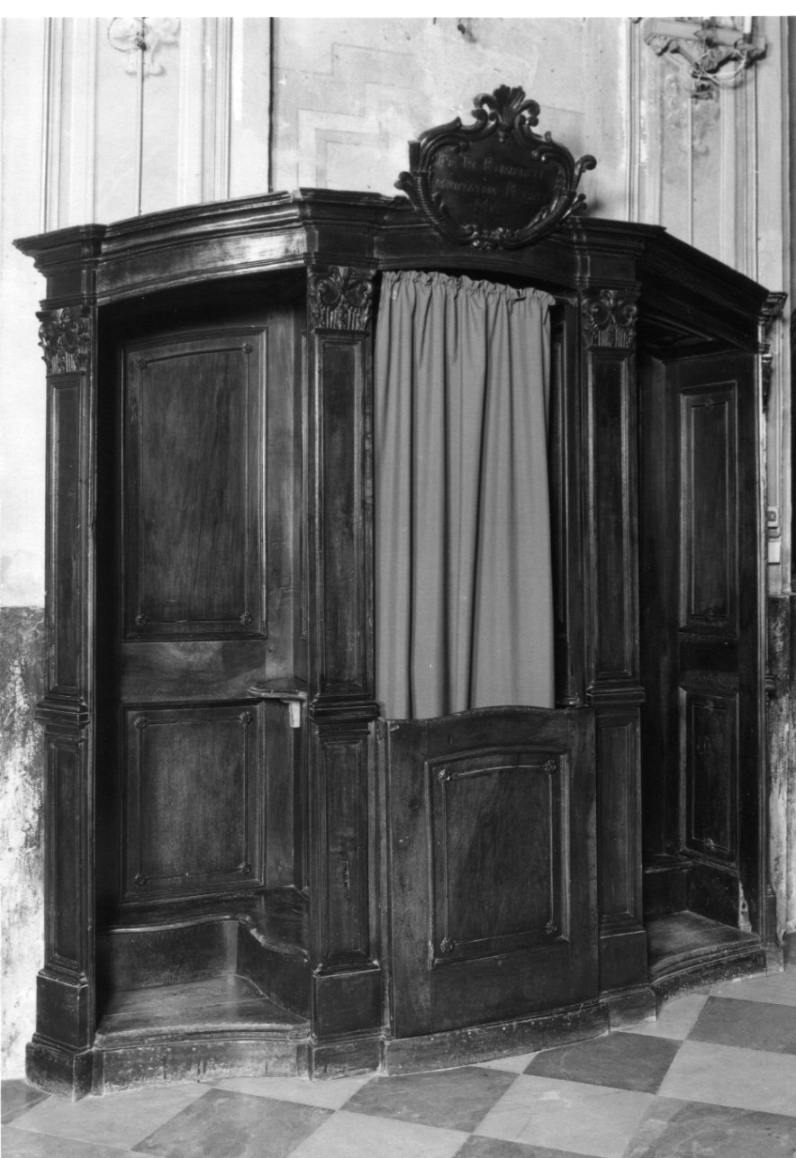 confessionale, serie - ambito ligure (sec. XIX)