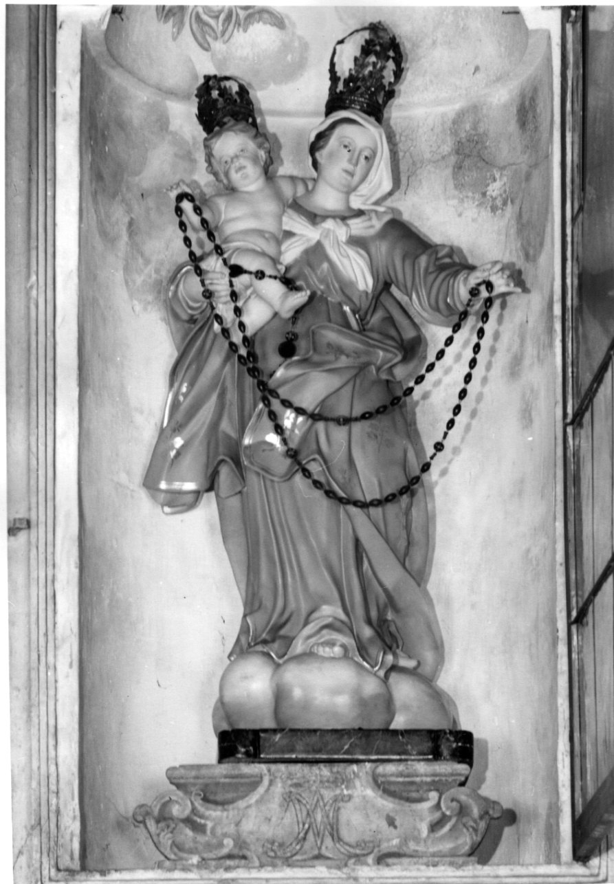 Madonna del Rosario (statua, opera isolata) - ambito ligure (sec. XIX)