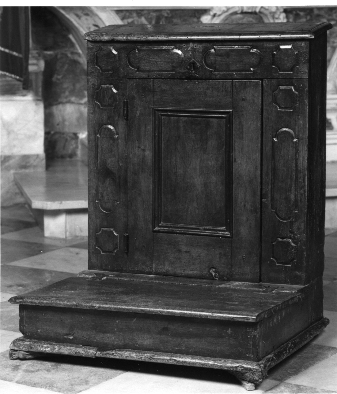 inginocchiatoio, opera isolata - ambito ligure (sec. XIX)