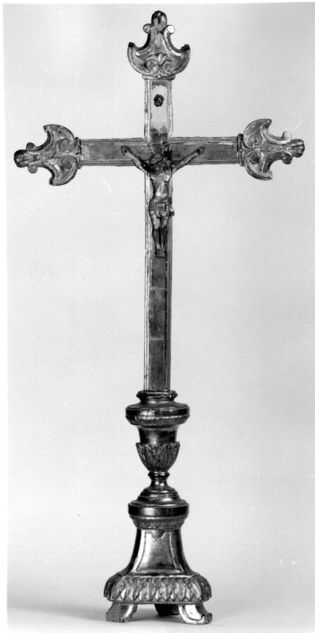 croce d'altare, opera isolata - ambito ligure (sec. XIX)