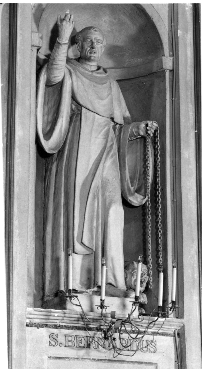 San Bernardo (statua, opera isolata) di Brillaro (fine sec. XIX)