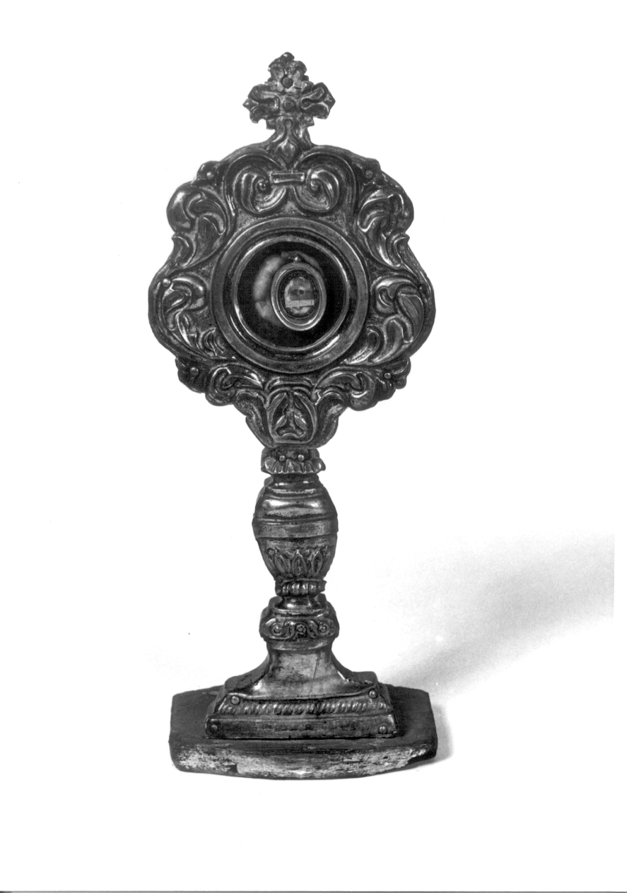 reliquiario - a ostensorio, opera isolata - ambito ligure-piemontese (metà sec. XIX)