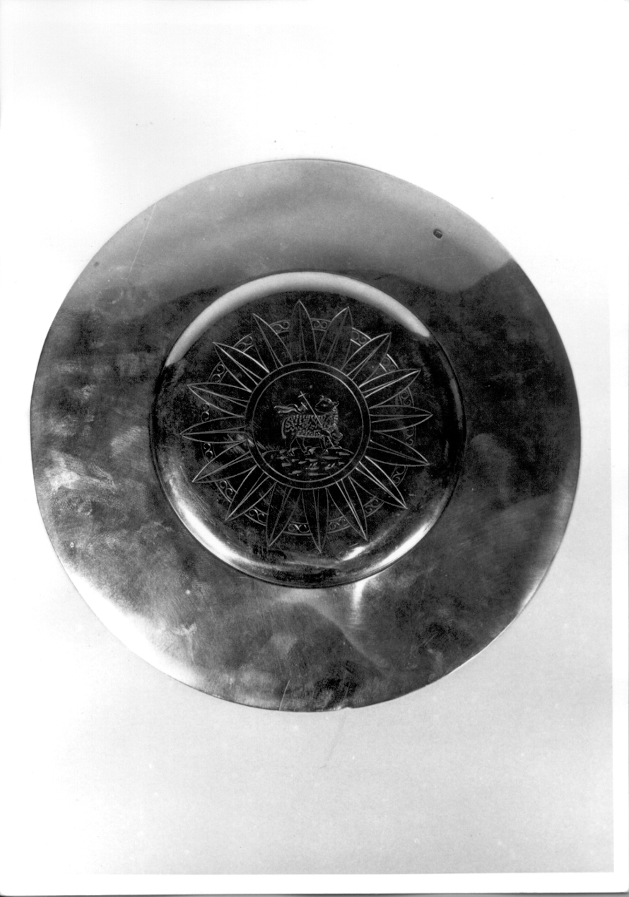 AGNUS DEI (patena, opera isolata) - produzione francese (prima metà sec. XX)