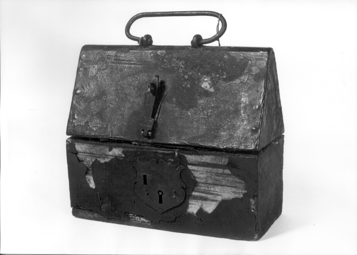 custodia - dei vasi per la riserva degli oli santi, opera isolata - ambito ligure-piemontese (sec. XVII)