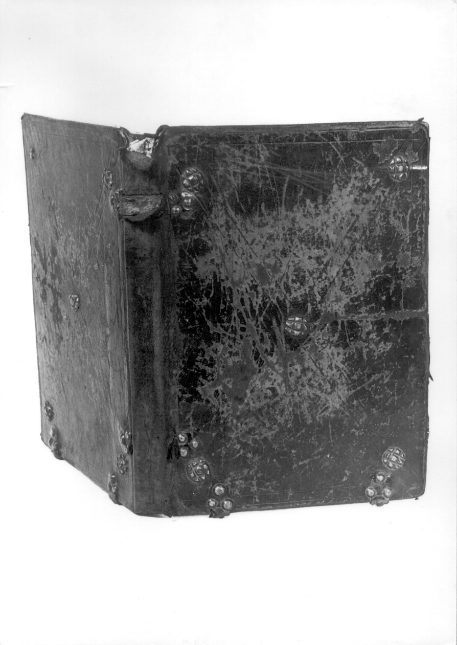 coperta di libro liturgico, opera isolata - produzione italiana (sec. XVIII)