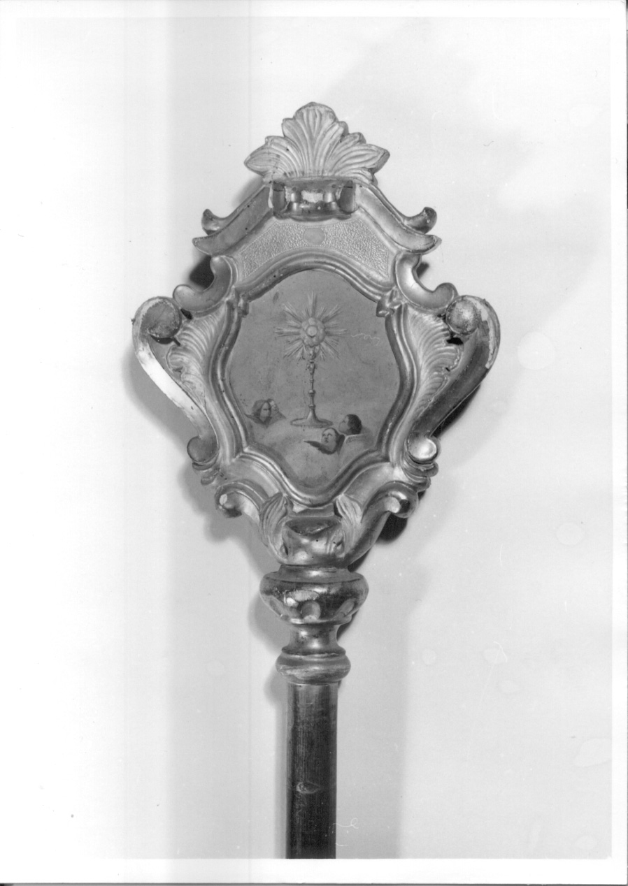 ostensorio (dipinto, elemento d'insieme) - ambito ligure-piemontese (prima metà sec. XVIII)