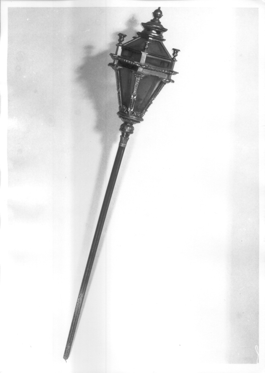 lanterna processionale, serie - ambito ligure-piemontese (prima metà sec. XIX)