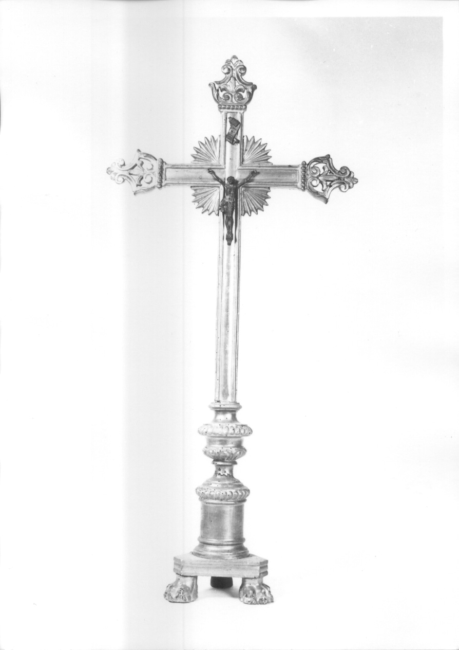 Cristo crocifisso dolente (croce d'altare, opera isolata) - ambito piemontese (sec. XIX)