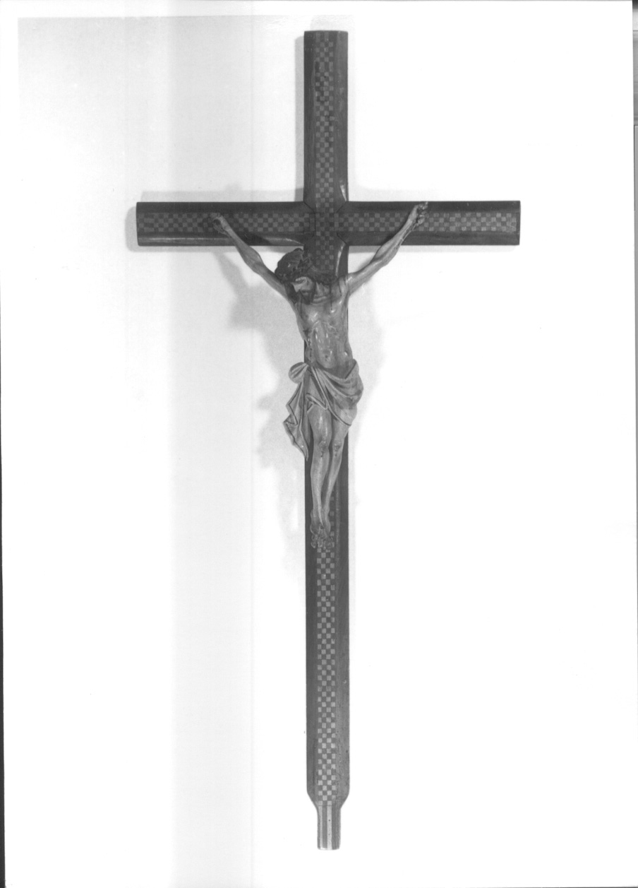 Cristo crocifisso dolente (crocifisso, opera isolata) - ambito piemontese (fine/inizio secc. XIX/ XX)