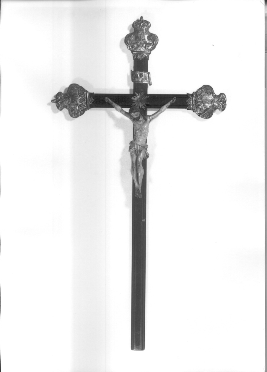 Cristo crocifisso dolente (crocifisso, opera isolata) - ambito ligure-piemontese (prima metà sec. XIX)