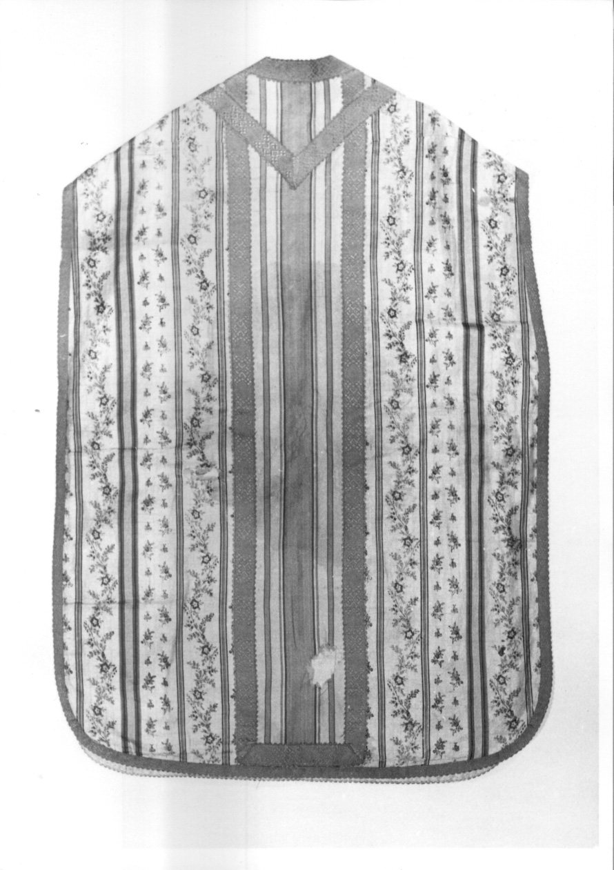 paramento liturgico, insieme - manifattura italiana (ultimo quarto sec. XVIII)