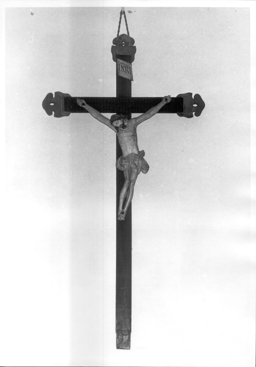 Cristo crocifisso dolente (crocifisso, opera isolata) - ambito ligure-piemontese (seconda metà sec. XVIII)